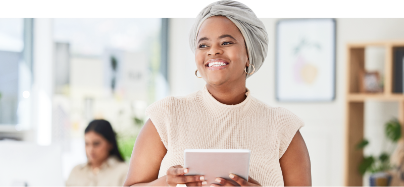 Care professional using CareConnect